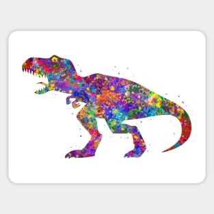 Tyrannosaurus rex dinosaur watercolor Sticker